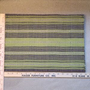 Set of 4 vintage woven wood and cotton placemats